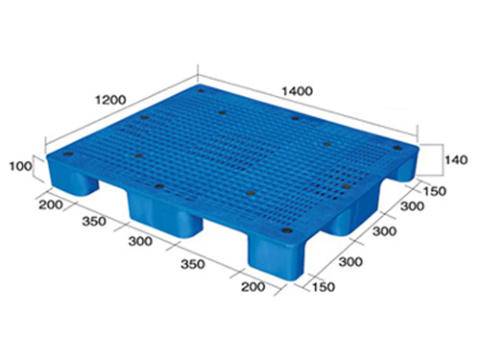 1412網格九腳塑料托盤