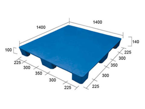 1414平板九腳塑料托盤