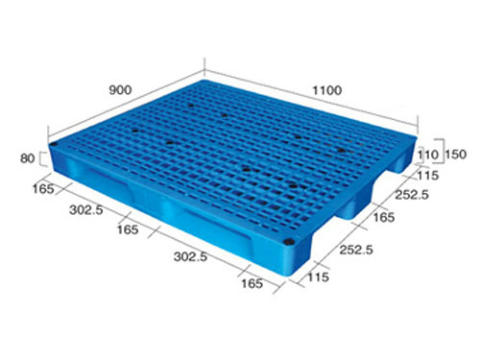 1109網格川字（置鋼管）塑料托盤