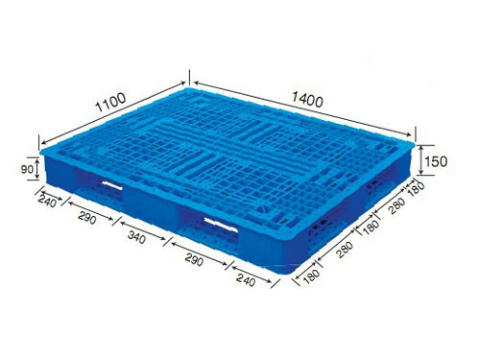 1411網格田字塑料托盤
