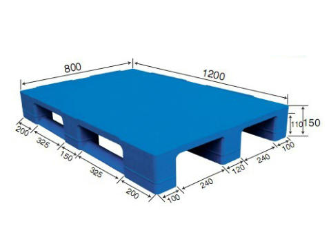 1208平板川字（內(nèi)置鋼管）塑料托盤
