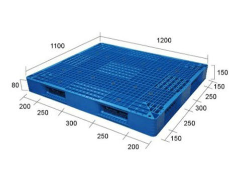 1211一體網格雙面塑料托盤